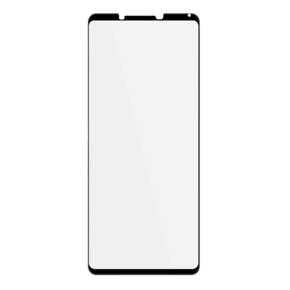 AMORUS for Sony Xperia 1 IV 5G Silk Printing Full Screen Oil-resistant Full Glue Secondary Strengthening Anti-wear Protective Film Black Edge Tempered Glass Screen Protector - Black - 2
