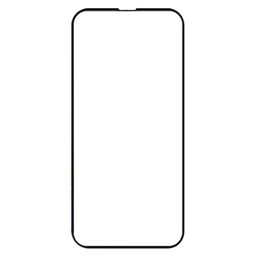 AMORUS For iPhone 14 Pro Max 6.7 inch 3D Curved Edges Silk Printing Edge Full Size Tempered Glass Film Full Glue Screen Protector - Black - 2