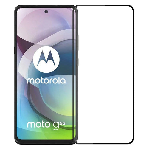 PINWUYO JK Tempered Glass Film Series-2 for Motorola Moto G22 Full Size Shatter-proof Full Glue Screen Protector - 1