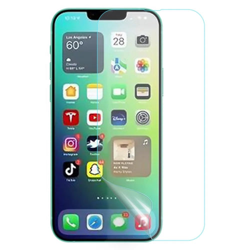 For iPhone 14 Plus 6.7 inch Matte Screen Protector Soft PET Shatter Resistant Guard Film - 1