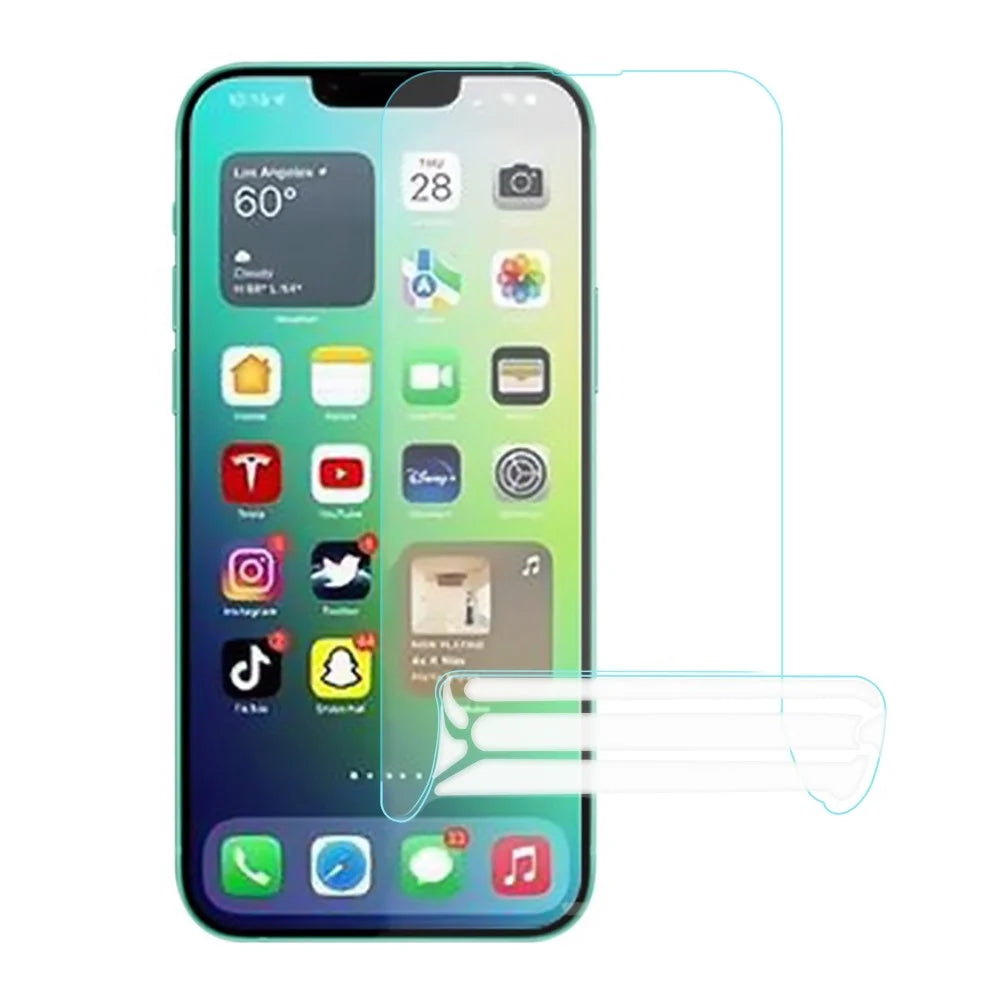 For iPhone 14 Plus 6.7 inch Super Clear Phone Screen Protector Anti-Glare Anti-Explosion Soft Hydrogel TPU Film - 1
