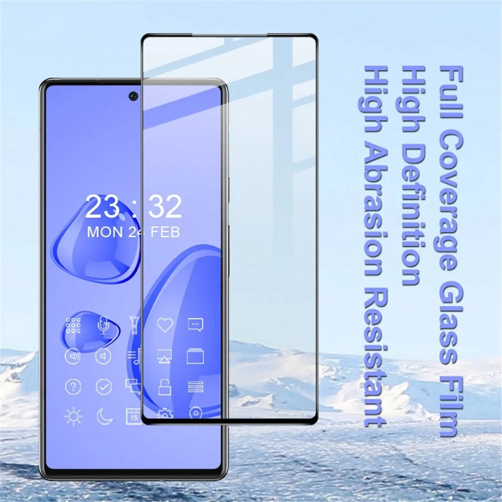 IMAK Pro+ Series for Google Pixel 6a HD Ultra Clear Full Screen Protector Shatterproof Tempered Glass Film - 4