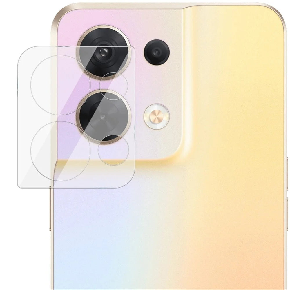 IMAK for Oppo Reno8 5G / Reno8 5G (Global Version) Integrated Camera Lens Protector Scratch-Resistant Tempered Glass Lens Film + Acrylic Lens Cap - 2