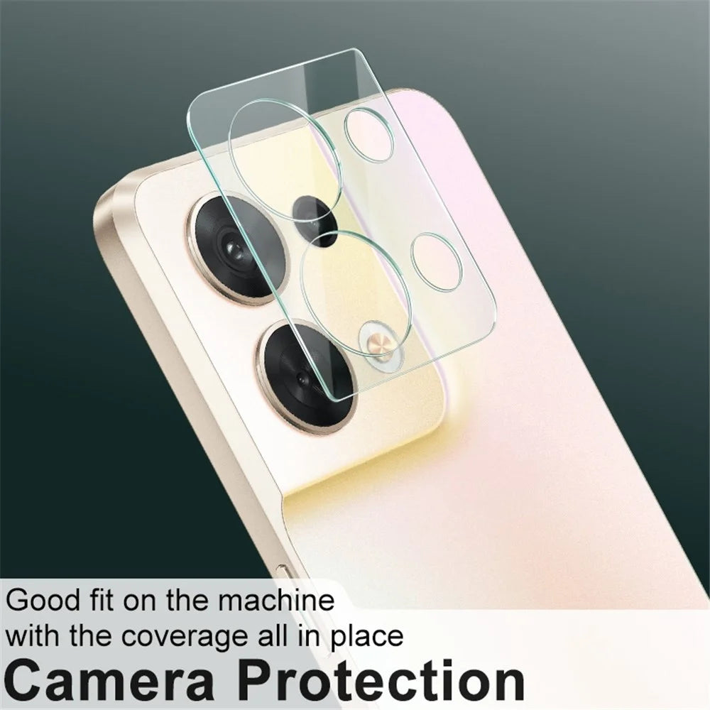 IMAK for Oppo Reno8 5G / Reno8 5G (Global Version) Integrated Camera Lens Protector Scratch-Resistant Tempered Glass Lens Film + Acrylic Lens Cap - 6