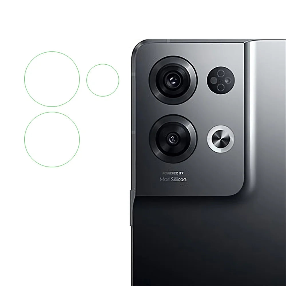 Rear Camera Lens Film for Oppo Reno8 Pro 5G (Global Version) / Reno8 Pro+ 5G, Tempered Glass Scratch-resistant Camera Lens Protector - 1