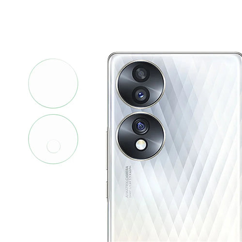 For Honor 70 5G Anti-scratch HD Transparent Tempered Glass Phone Back Camera Lens Protector - 1