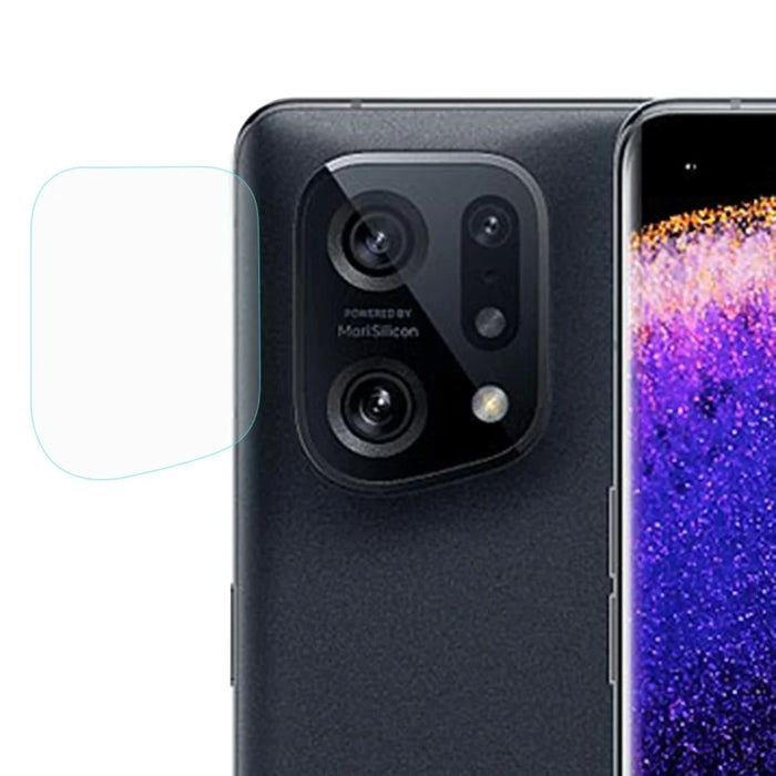 For Oppo Find X5 Back Camera Lens Protector Tempered Glass Scratch-Resistant Transparent Camera Lens Cover - 1
