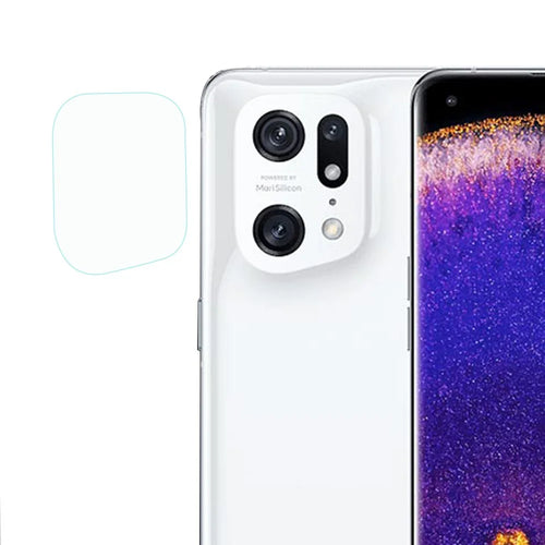 For Oppo Find X5 Pro Back Camera Lens Protector Wear-Resistant Tempered Glass Clear Camera Lens Film - 1