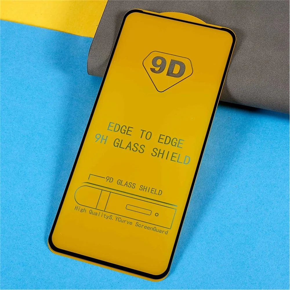 For Oppo A96 4G 9D Side Glue Silk Printing Film HD Tempered Glass Full Covering 9H Anti-Explosion Screen Protector - 3