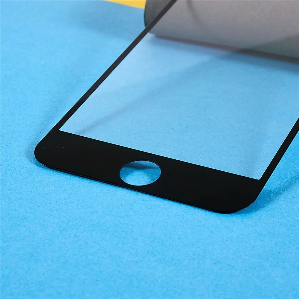 For iPhone SE (2020) / SE (2022) / iPhone 7 / 8 9D Full Cover Side Glue Tempered Glass Film Anti-Explosion Silk Printing Screen Protector - 6