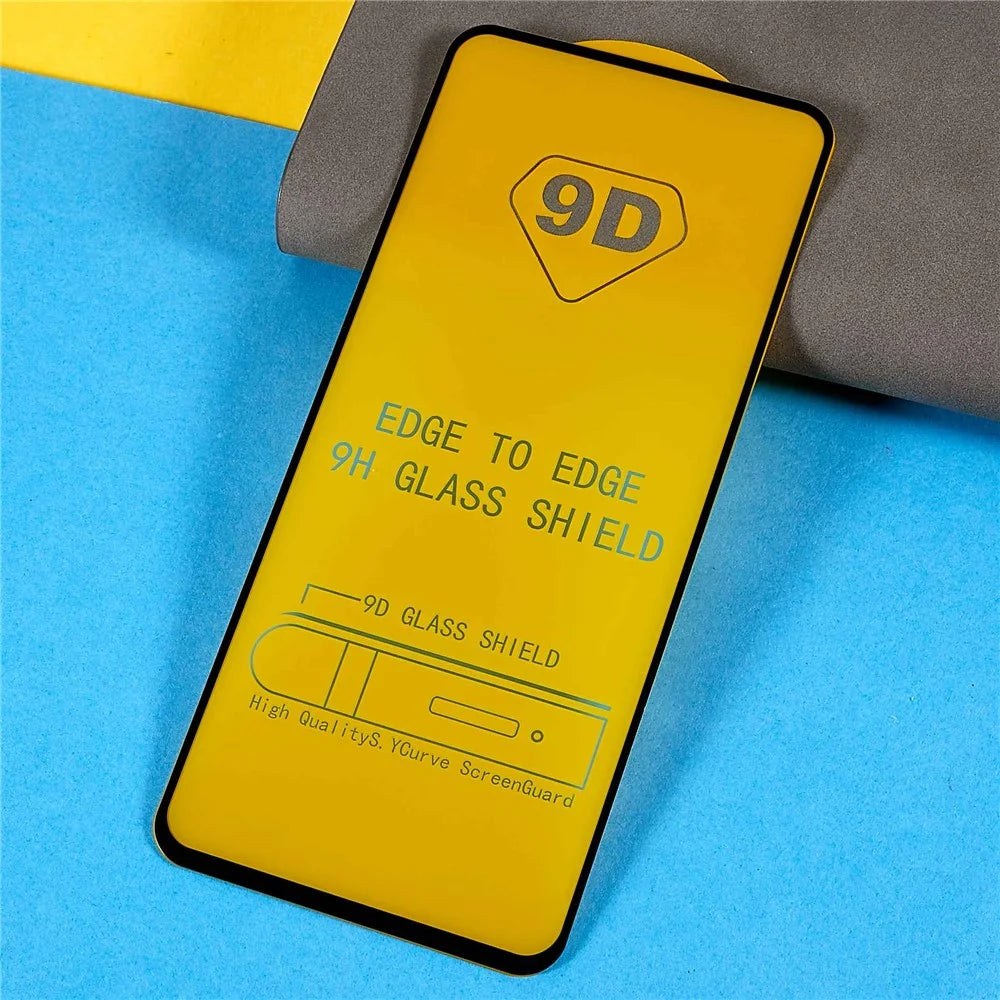 For Motorola Moto G31 4G 9D Tempered Glass Film High Definition Silk Printing Side Glue Full Screen Protector - 3