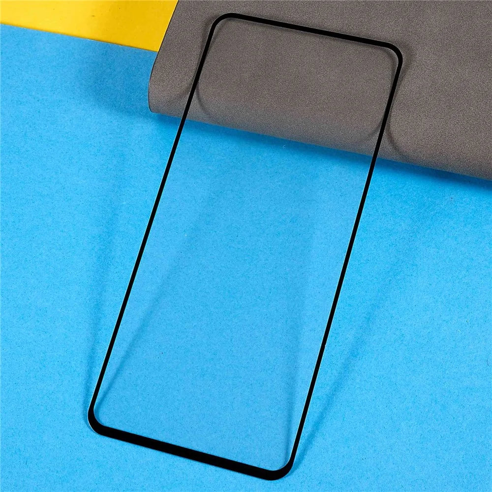 For Motorola Moto G31 4G 9D Tempered Glass Film High Definition Silk Printing Side Glue Full Screen Protector - 4