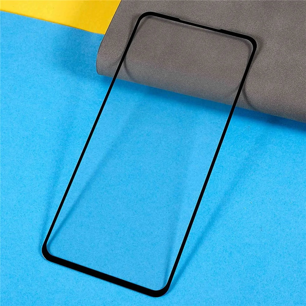 For Samsung Galaxy S21 FE 5G 9D Side Glue Tempered Glass Screen Protector Silk Printing Anti-Explosion Film - 4