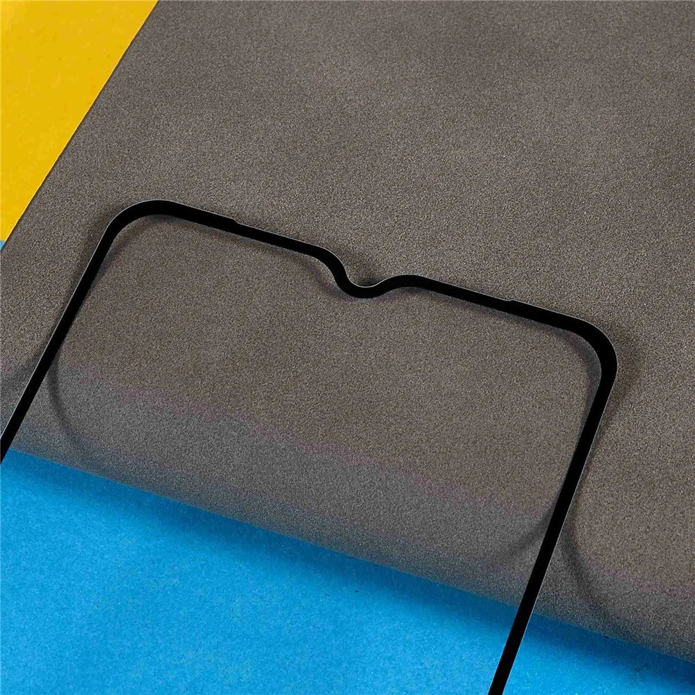 For Samsung Galaxy A03 (166.5mm) 9D Tempered Glass Film Side Glue Silk Printing Full Screen Protector - 5