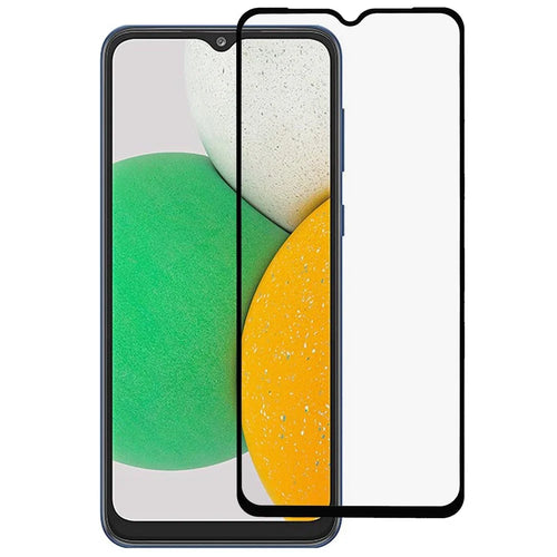 For Samsung Galaxy A13 4G 9D Silk Printing Anti-Stains Tempered Glass Film Side Glue HD Full Coverage 9H Screen Protector - 1