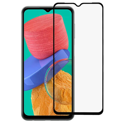 For Samsung Galaxy A23 5G (Global Version) / 4G 9D Tempered Glass Full Screen Protector Silk Printing Side Glue HD Clear Film - 1