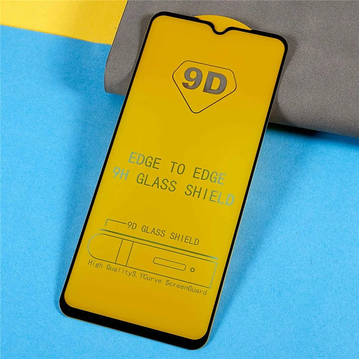 For Samsung Galaxy A32 4G (EU Version) Tempered Glass Film 9D Full Cover Silk Printing Side Glue Screen Protector - 3