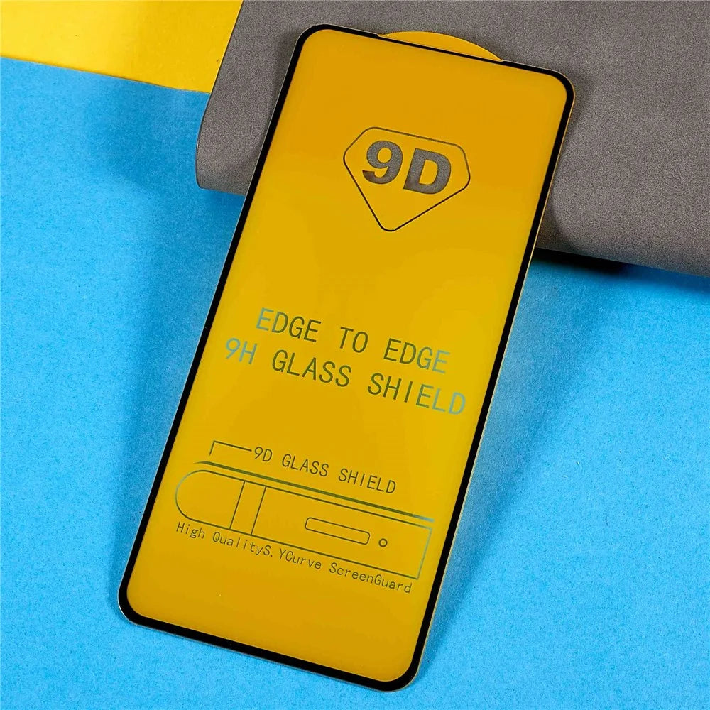 For Samsung Galaxy A52 4G / 5G / A52s 5G Side Glue Screen Protector 9D Tempered Glass Full Cover Silk Printing Screen Film - 3
