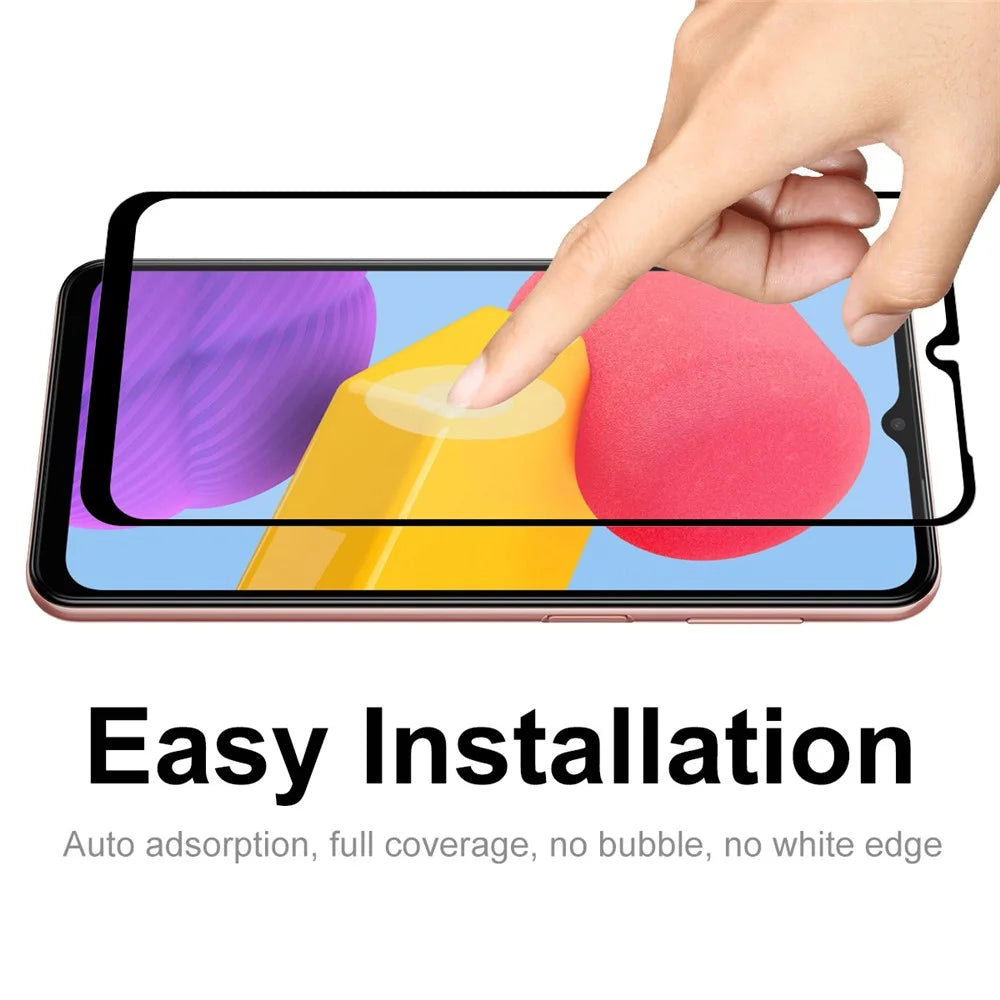 ENKAY HAT PRINCE For Samsung Galaxy M13 4G HD Full Glue 0.26mm 2.5D Arc Edge 9H High Aluminium-silicon Glass Film Full Screen Protector - 2