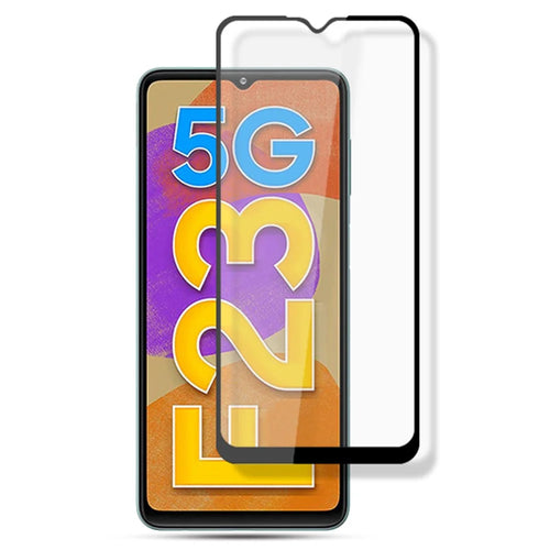 MOCOLO For Samsung Galaxy F23 5G / M23 5G Full Glue Silk Printing Tempered Glass Secondary Strengthening Full Screen Protector - Black - 1