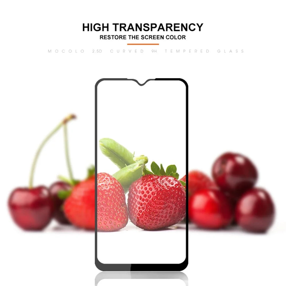 MOCOLO For Samsung Galaxy F23 5G / M23 5G Full Glue Silk Printing Tempered Glass Secondary Strengthening Full Screen Protector - Black - 5