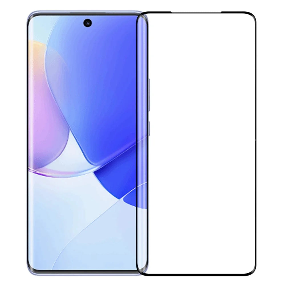 PINWUYO 3D Hot Bending Tempered Glass Film for Honor 70 Pro 5G / 70 Pro+ 5G Full Glue Anti-Fingerprint Screen Protector - 1