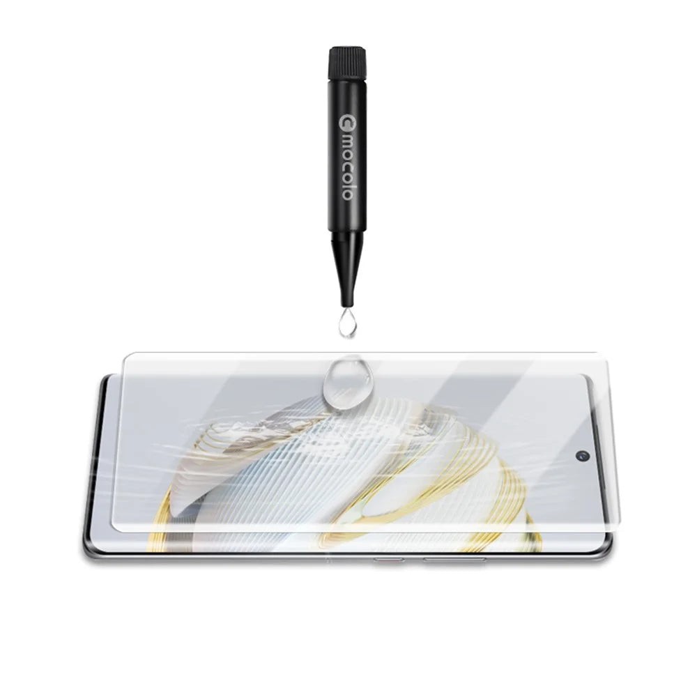 MOCOLO For Huawei nova 10 4G 3D Curved Edges Tempered Glass Film Full Glue UV Liquid Full Screen Protector - 3