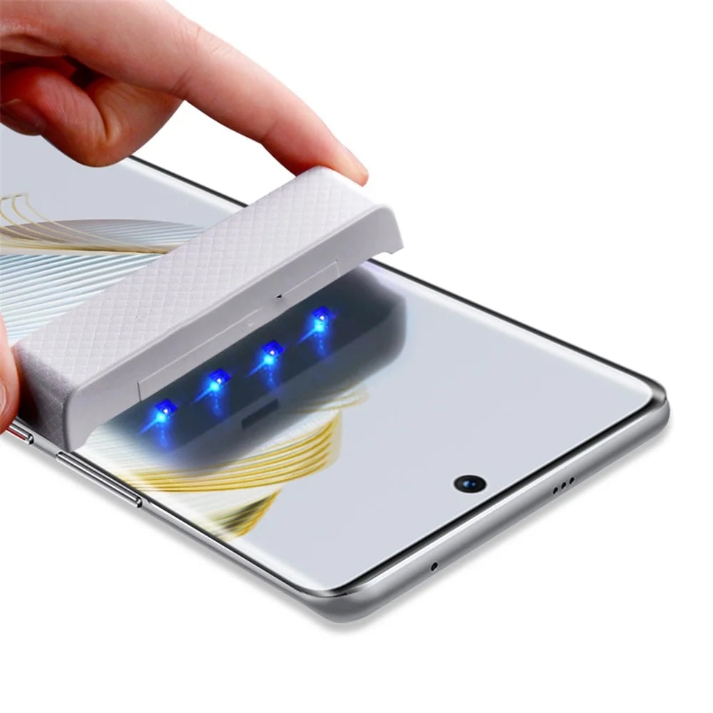 MOCOLO For Huawei nova 10 4G 3D Curved Edges Tempered Glass Film Full Glue UV Liquid Full Screen Protector - 4