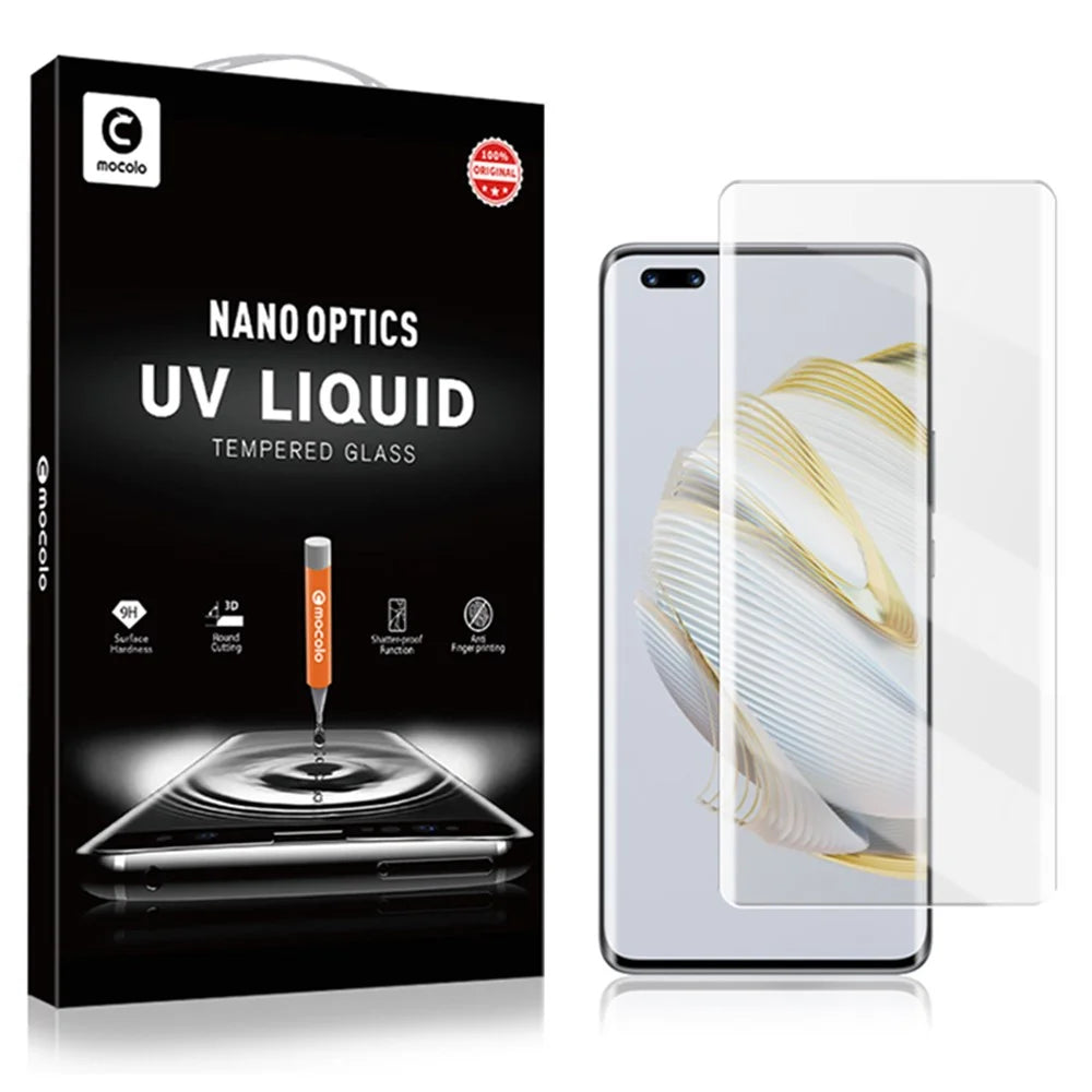 MOCOLO For Huawei nova 10 Pro 4G 3D Curved Edges Full Cover UV Liquid Tempered Glass Film Full Glue Screen Protector - 7