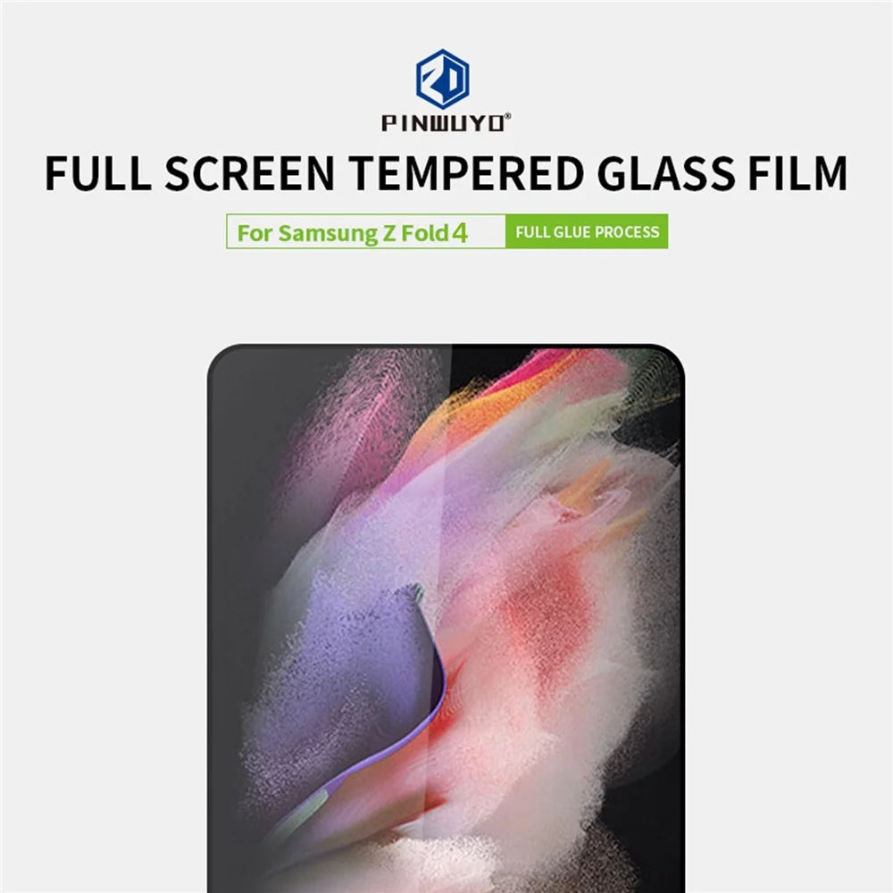 PINWUYO JK Tempered Glass Film Series-2 for Samsung Galaxy Z Fold4 5G Full Cover Full Glue Anti-explosion Screen Protector - 4