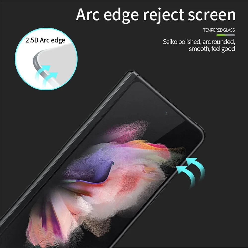 PINWUYO JK Tempered Glass Film Series-2 for Samsung Galaxy Z Fold4 5G Full Cover Full Glue Anti-explosion Screen Protector - 6