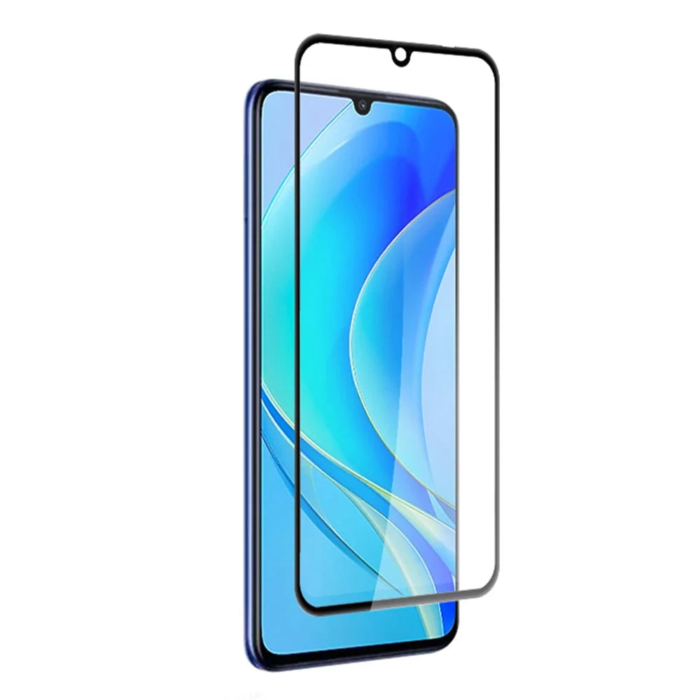 MOCOLO For Huawei nova Y70 4G Tempered Glass Full Screen Protector Silk Printing Full Glue Secondary Hardening Film - Black - 3
