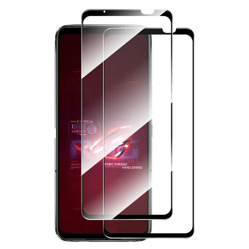 ENKAY HAT PRINCE 2Pcs / Set For Asus ROG Phone 6 5G / 6D 5G / 6 Pro 5G Full Glue Full Screen Protector High Aluminium-silicon Glass 0.26mm 9H 2.5D Arc Edge HD Clear Screen Film - 1