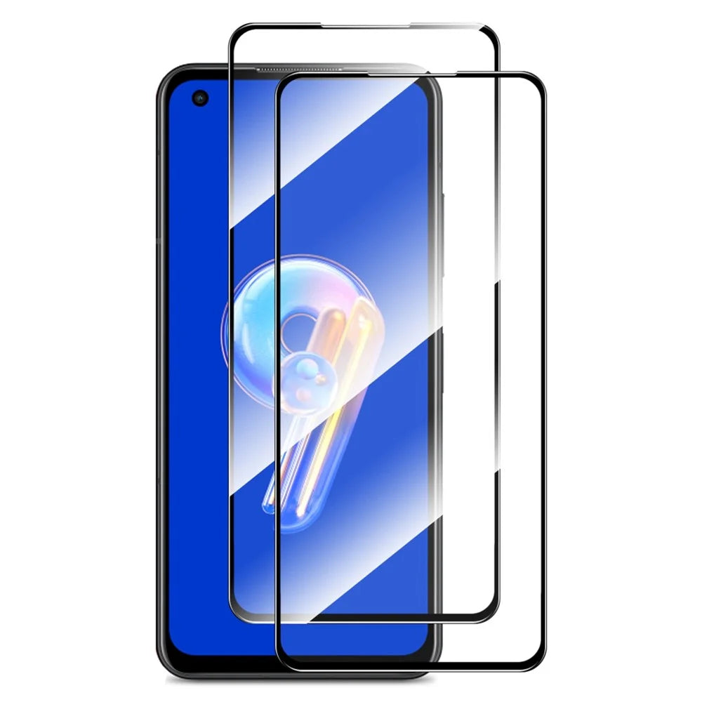 ENKAY HAT PRINCE 2Pcs / Set Anti-explosion Screen Protector For Asus Zenfone 9 5G, Full Covering High Aluminium-silicon Glass 0.26mm 9H 2.5D Arc Edge HD Clear Screen Film - 1