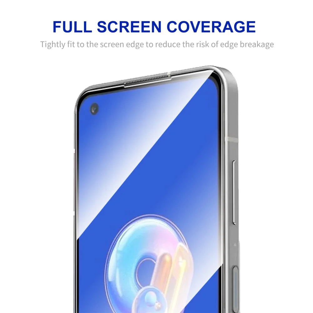 ENKAY HAT PRINCE 2Pcs / Set Anti-explosion Screen Protector For Asus Zenfone 9 5G, Full Covering High Aluminium-silicon Glass 0.26mm 9H 2.5D Arc Edge HD Clear Screen Film - 2