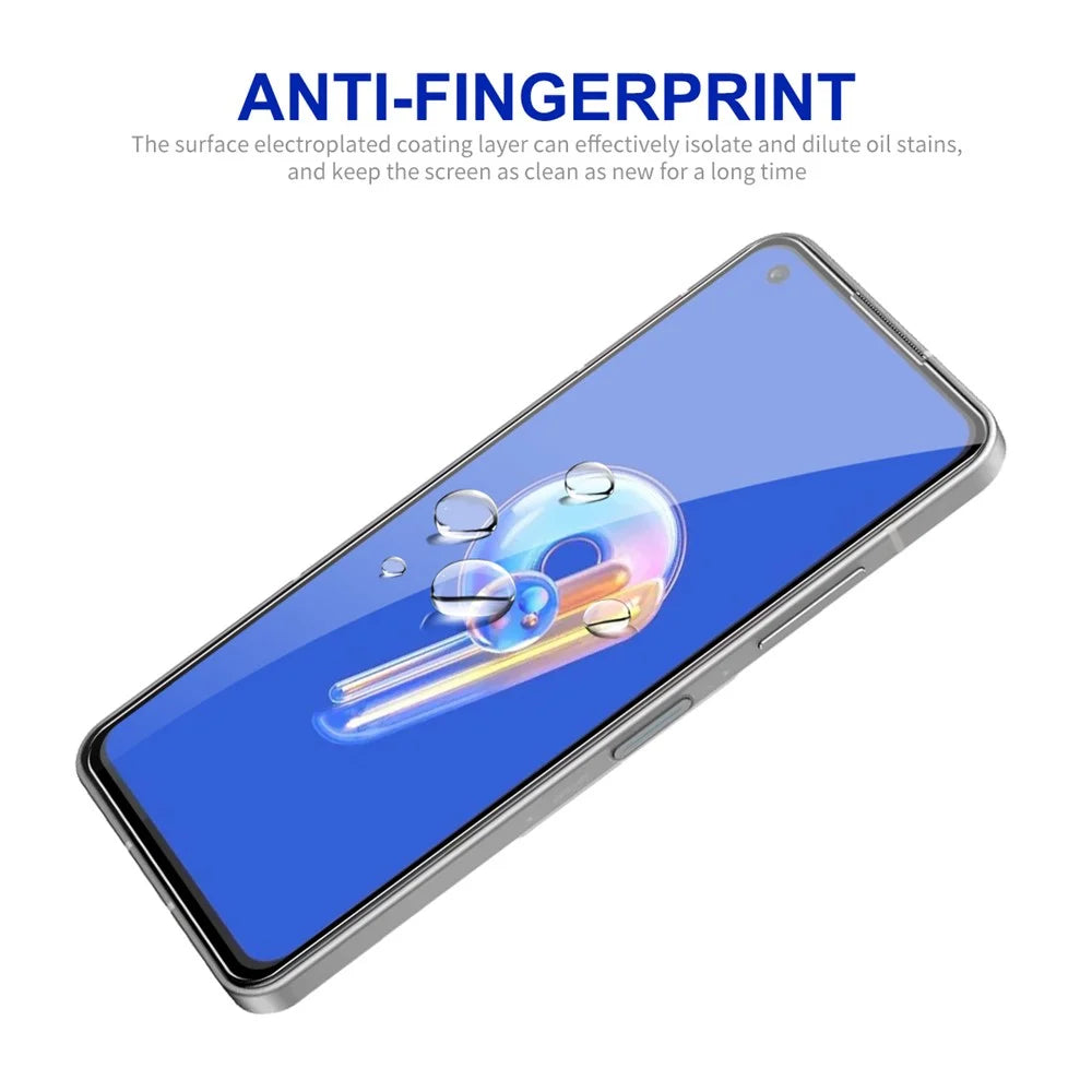 ENKAY HAT PRINCE 2Pcs / Set Anti-explosion Screen Protector For Asus Zenfone 9 5G, Full Covering High Aluminium-silicon Glass 0.26mm 9H 2.5D Arc Edge HD Clear Screen Film - 5