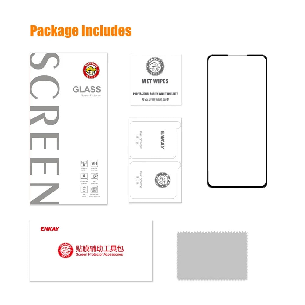 ENKAY HAT PRINCE 2.5D Arc Edge Screen Protector For Asus Zenfone 9 5G, 0.26mm 9H High Aluminium-silicon Glass Film Sensitive Touch Full Glue Full Covering Screen Film - 7