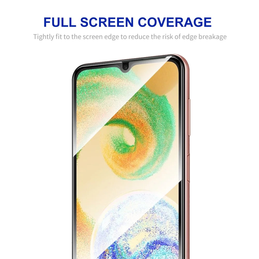 ENKAY HAT PRINCE For Samsung Galaxy A04 4G (164.4mm) / A04s 4G (164.7mm) High Aluminium-silicon Glass Screen Protector 0.26mm 9H 2.5D Full Glue Film - 2