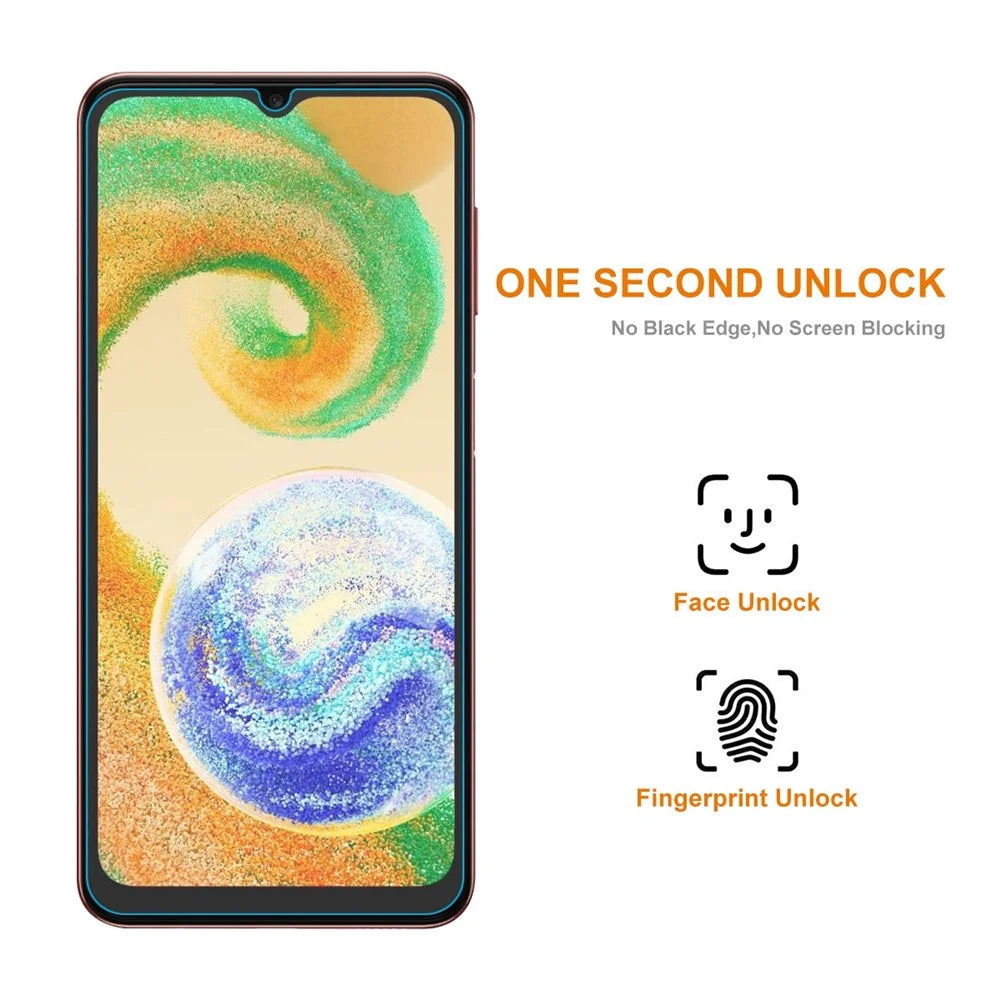 ENKAY HAT PRINCE for Samsung Galaxy A04s 4G (164.7mm) / A04 4G (164.4mm) Tempered Glass Film 2.5D Arc Edge 0.26mm 9H HD Clear Screen Protector - 3