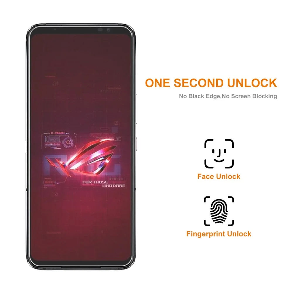 ENKAY HAT PRINCE 2Pcs / Pack for Asus ROG Phone 6 5G / 6D 5G / 6 Pro 5G 2.5D Arc Edge Tempered Glass Screen Protector 0.26mm 9H Full Glue HD Clear Film - 3