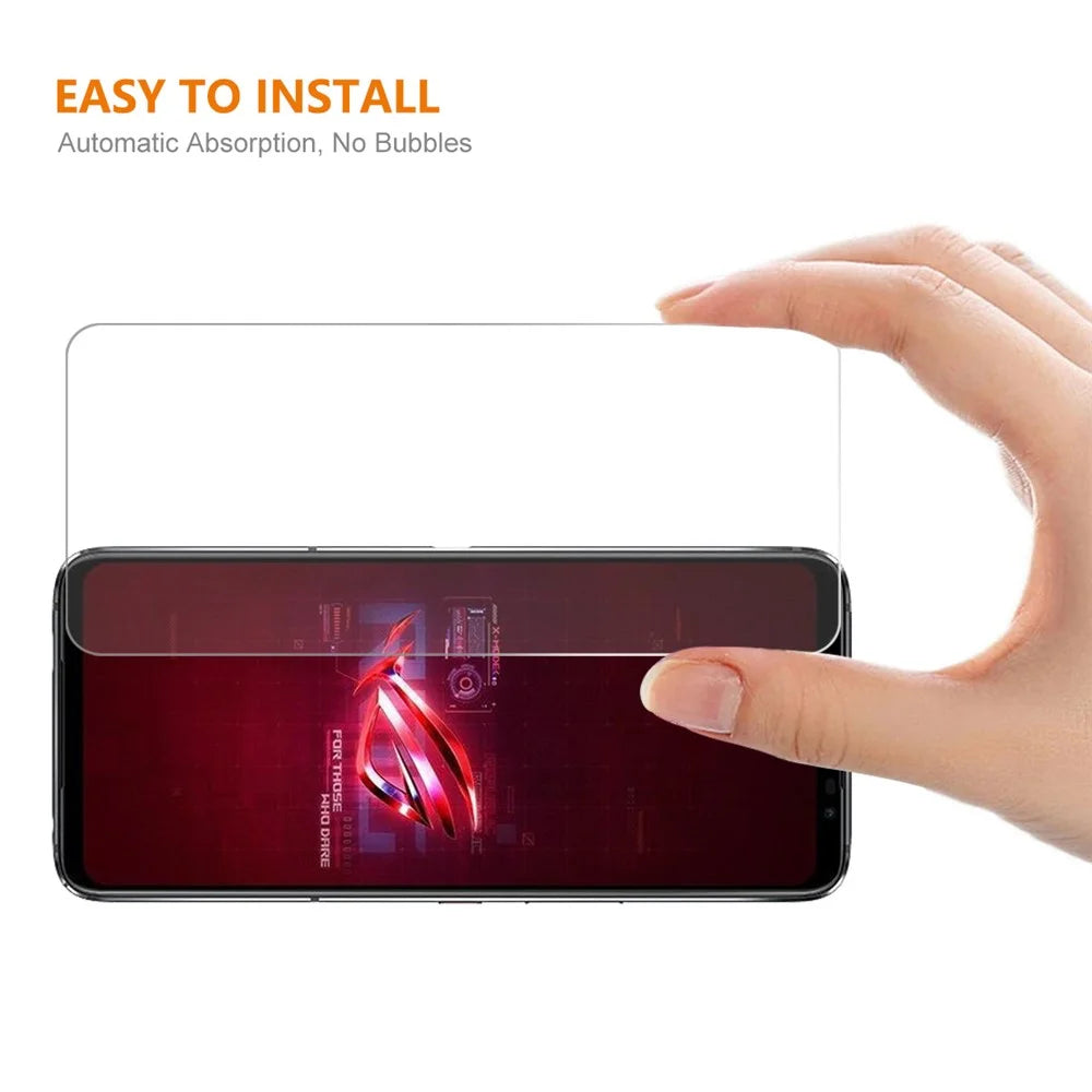 ENKAY HAT PRINCE 2Pcs / Pack for Asus ROG Phone 6 5G / 6D 5G / 6 Pro 5G 2.5D Arc Edge Tempered Glass Screen Protector 0.26mm 9H Full Glue HD Clear Film - 4