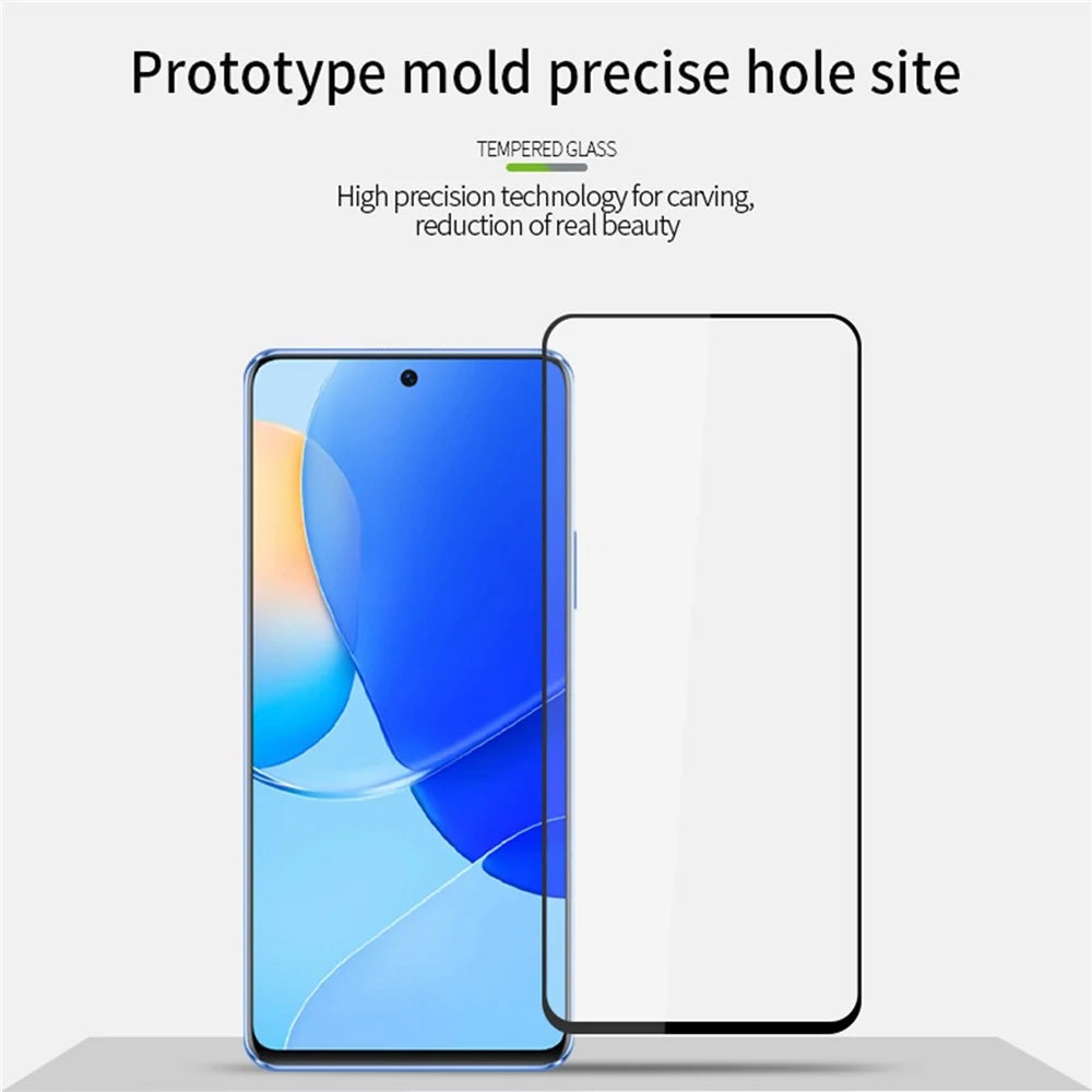MOFI JK Tempered Glass Film Series-1 for Huawei nova Y90 4G Full Glue Screen Protector Full Coverage Shatter-proof Film - 7