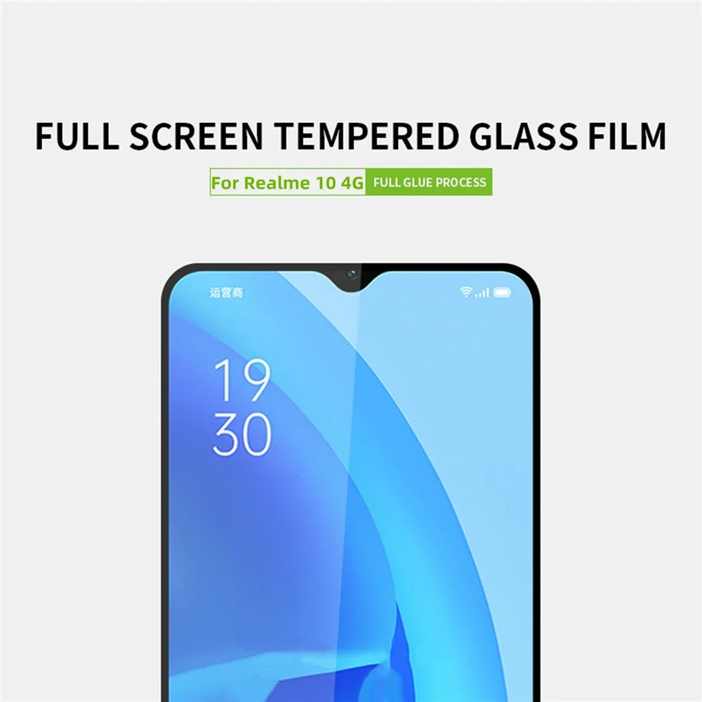 PINWUYO JK Tempered Glass Film Series-2 for Realme 10 4G Anti-explosion High Aluminum-silicon Glass Full Screen Protector - 4