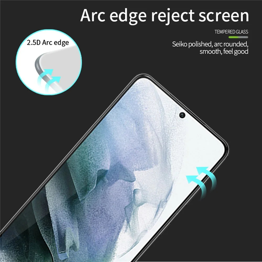 PINWUYO JK Tempered Glass Film Series-2 for Samsung Galaxy S22 5G / S23 Screen Protector Anti-scratch Full Glue Full Covering High Aluminum-silicon Glass Film (Support Fingerprint Unlock) - 7