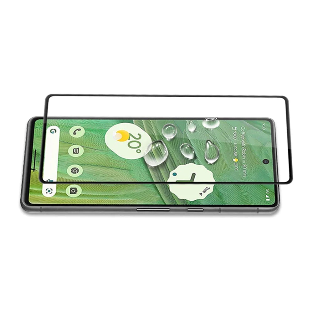 MOCOLO For Google Pixel 7 5G Full Glue Silk Printing Tempered Glass Film HD Clear Secondary Hardening Screen Protector - Black - 4