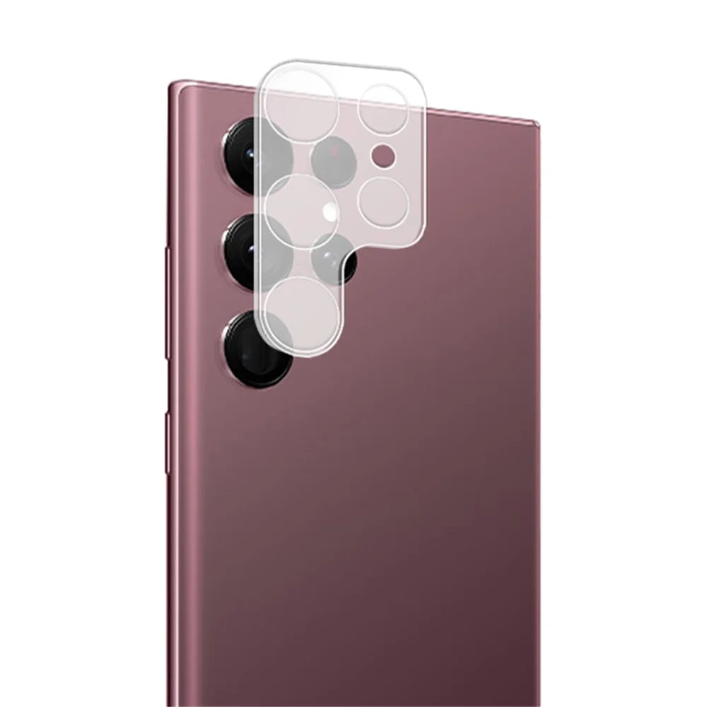 MOCOLO For Samsung Galaxy S23 Ultra Camera Lens Protector, Anti-explosion Silk Printing HD Tempered Glass Lens Protective Film - Transparent - 2
