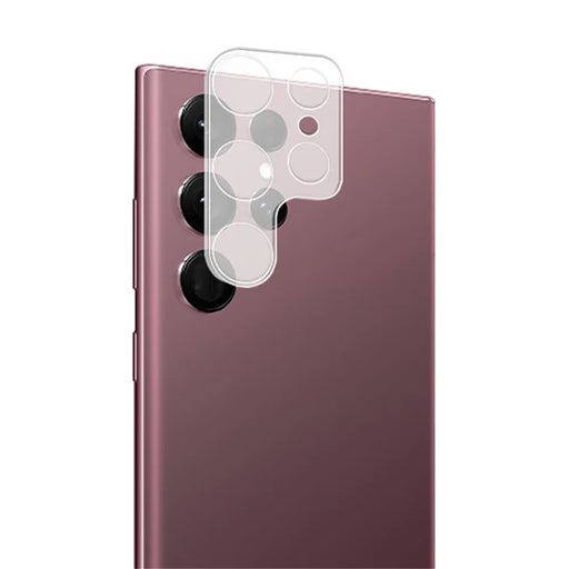 MOCOLO For Samsung Galaxy S23 Ultra Camera Lens Protector, Anti-explosion Silk Printing HD Tempered Glass Lens Protective Film - Transparent - 2