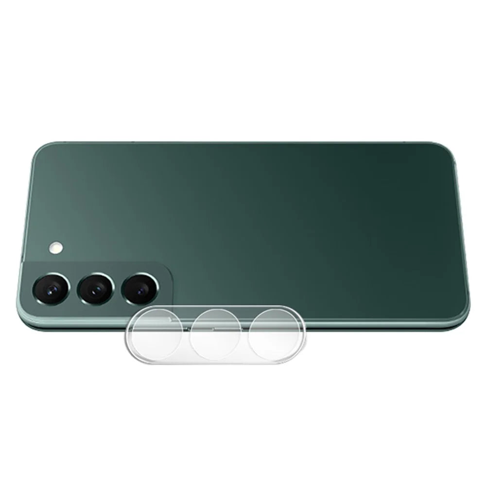 MOCOLO For Samsung Galaxy S23 Complete Covering Camera Lens Protector, Silk Printing HD Tempered Glass Lens Protective Film - Transparent - 4