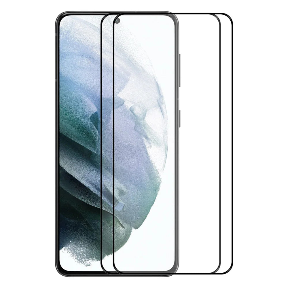 ENKAY HAT PRINCE 2Pcs / Set Full Glue Screen Protector for Samsung Galaxy S22+ 5G / S23+ Silk Printing Unlock Version 0.2mm 9H Ultra-slim Tempered Glass Film - 1