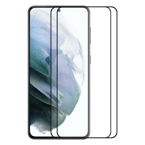 ENKAY HAT PRINCE 2Pcs / Set Full Glue Screen Protector for Samsung Galaxy S22+ 5G / S23+ Silk Printing Unlock Version 0.2mm 9H Ultra-slim Tempered Glass Film - 1